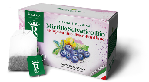 Tisana Biologica al Mirtillo Selvatico dell'Appennino Tosco-Emiliano Royal Tea