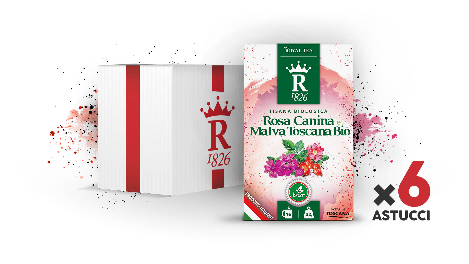 Tisana Rosa Canina e Malva Toscana Bio - RoyalTea